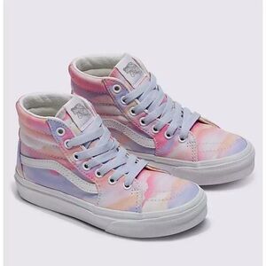 Kids Sk8-Hi Vans in Golden Hour